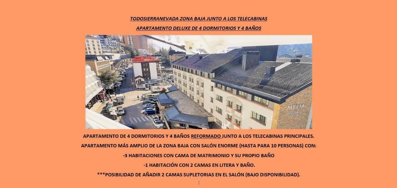 Todosierranevada Zona Baja - Apartamentos De 4 Dormitorios - Junto A Los Telecabinas Sierra Nevada Bagian luar foto