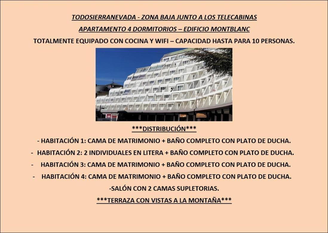 Todosierranevada Zona Baja - Apartamentos De 4 Dormitorios - Junto A Los Telecabinas Sierra Nevada Ruang foto